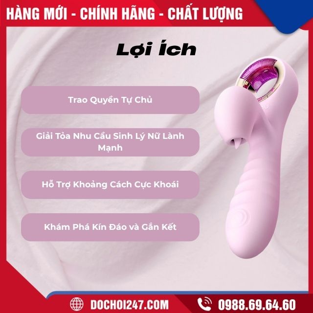 Dương vật giả cao cấp Leten SUCKING VIBRATPOR cầm tay 4