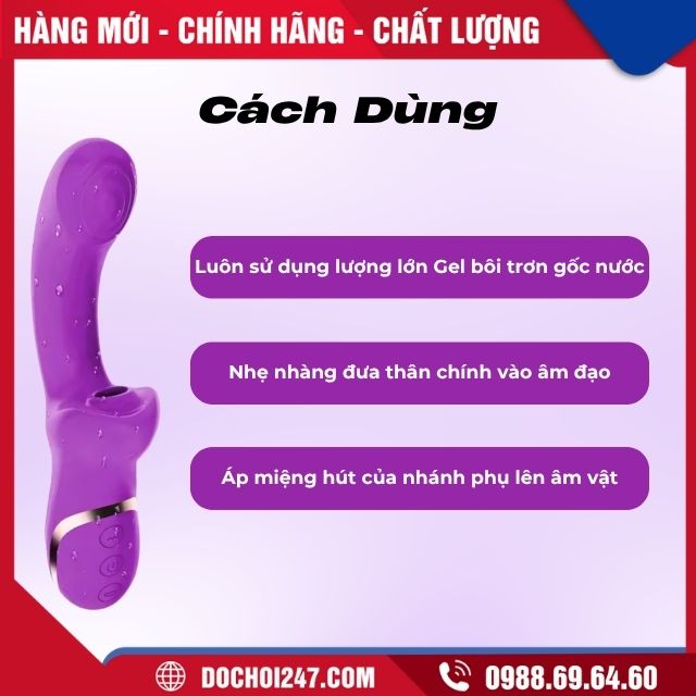 Dương vật giả hình thỏ kích thích điểm G bằng silicon 6