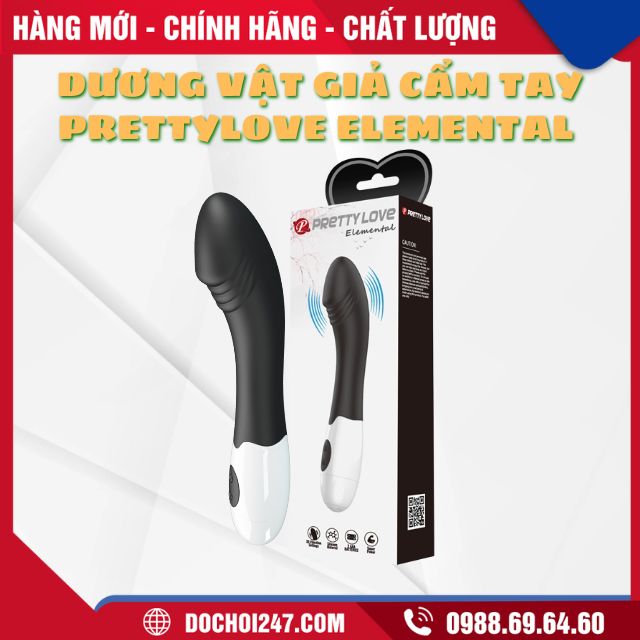 Dương vật PrettyLove Elemental 30 chế độ rung