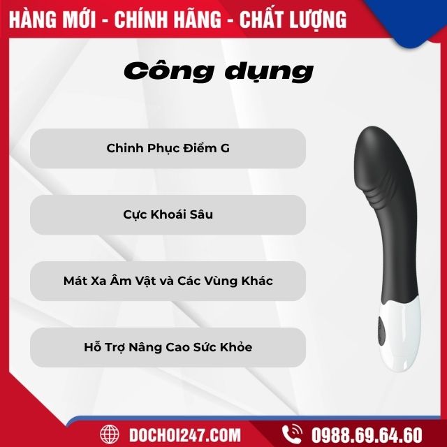 Dương vật PrettyLove Elemental 30 chế độ rung 1