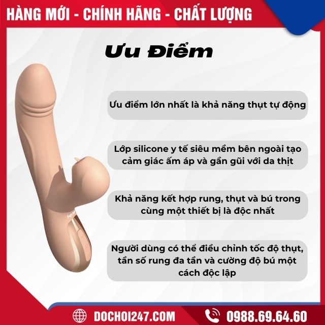 Dương vật giả cầm tay Leten Dream rung thụt bú 3