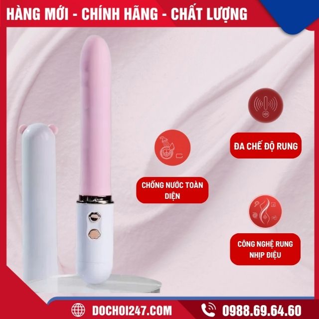 Dương vật giả ngụy trang rung thụt cực cute 6