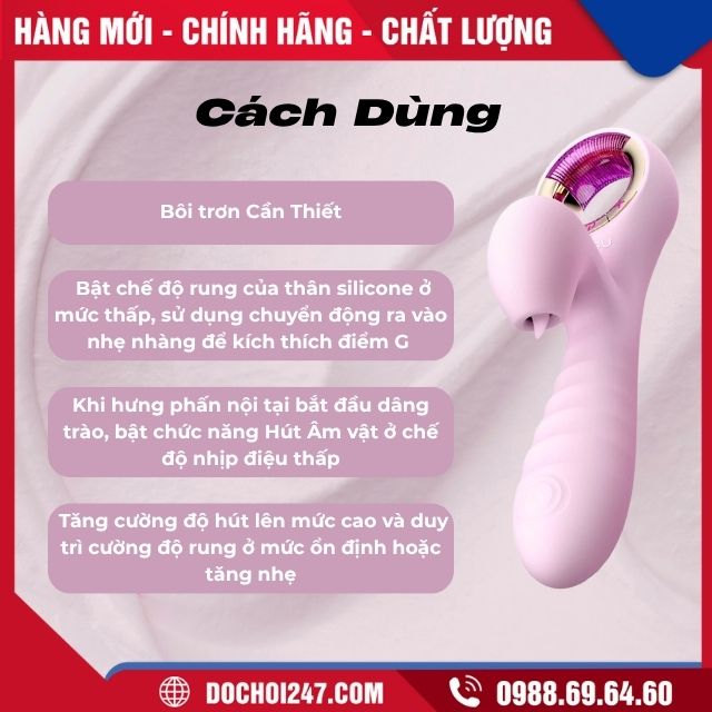 Dương vật giả cao cấp Leten SUCKING VIBRATPOR cầm tay 2