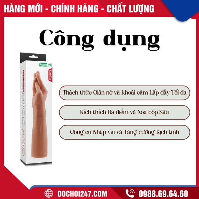 Bàn tay Lovetoy Kingsize