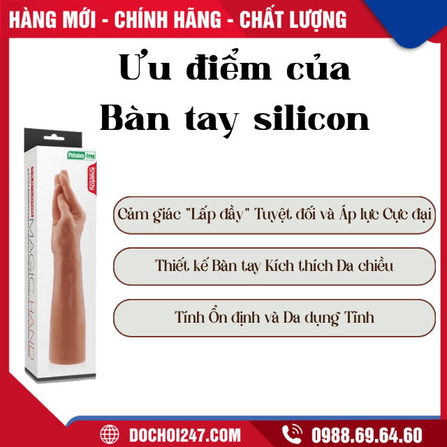 Bàn tay Lovetoy Kingsize