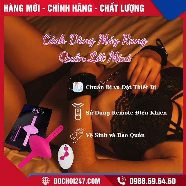 Cách Dùng Máy Rung Quần Lót Mini