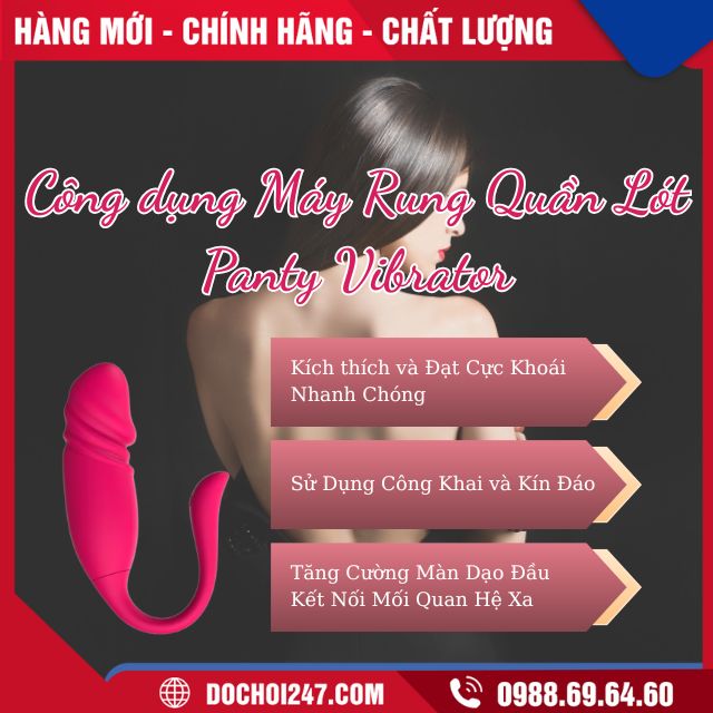 Công dụng Máy Rung Quần Lót Panty Vibrator