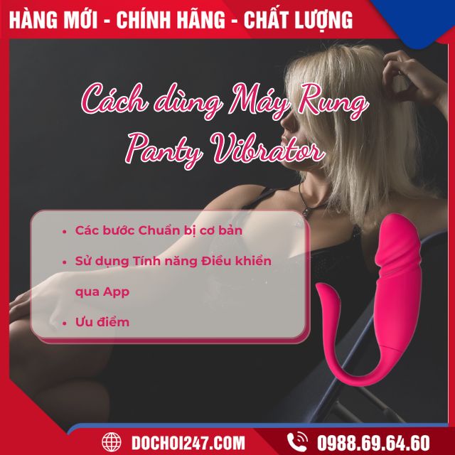 Cách dùng Máy Rung Panty Vibrator