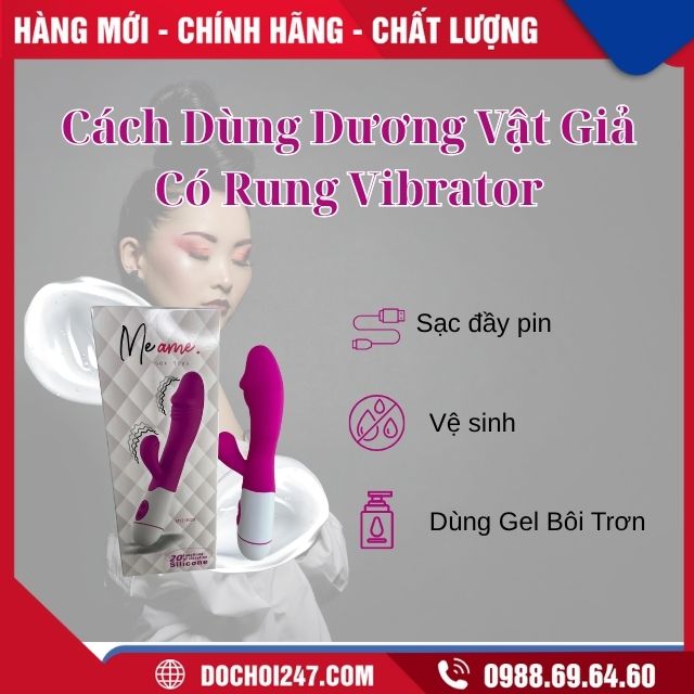 Cách Dùng Dương Vật Giả Có Rung Vibrator