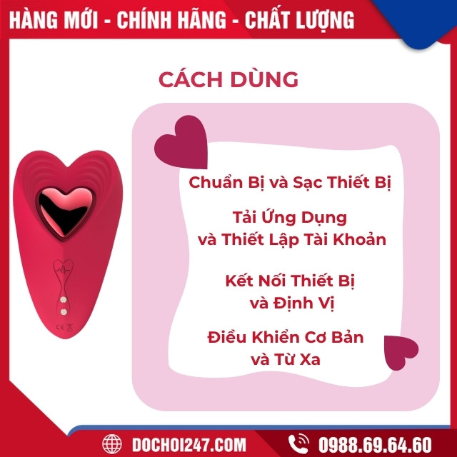 Cách Dùng Máy Rung Quần Lót Điều Khiển Bằng App Dành Cho Nữ