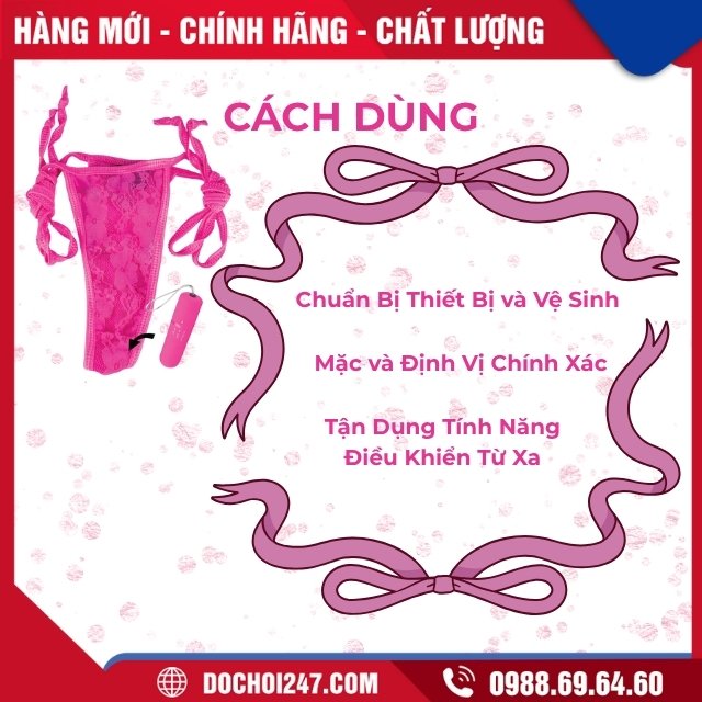 Cách Dùng Quần Lót Rung Gợi Cảm