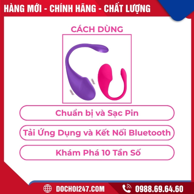 Cách Dùng Trứng Rung 10 Tần Số Kích Thích
