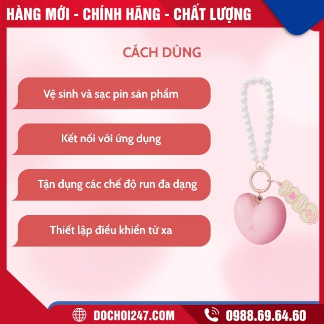 Cách Dùng Trứng rung tình yêu Stimulation Vibrator điều khiển qua app