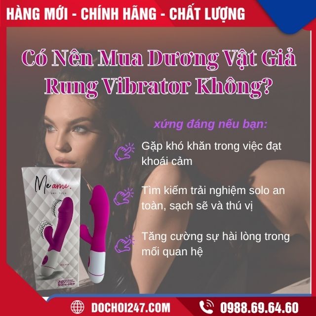 Có Nên Mua Dương Vật Giả Rung Vibrator Không?