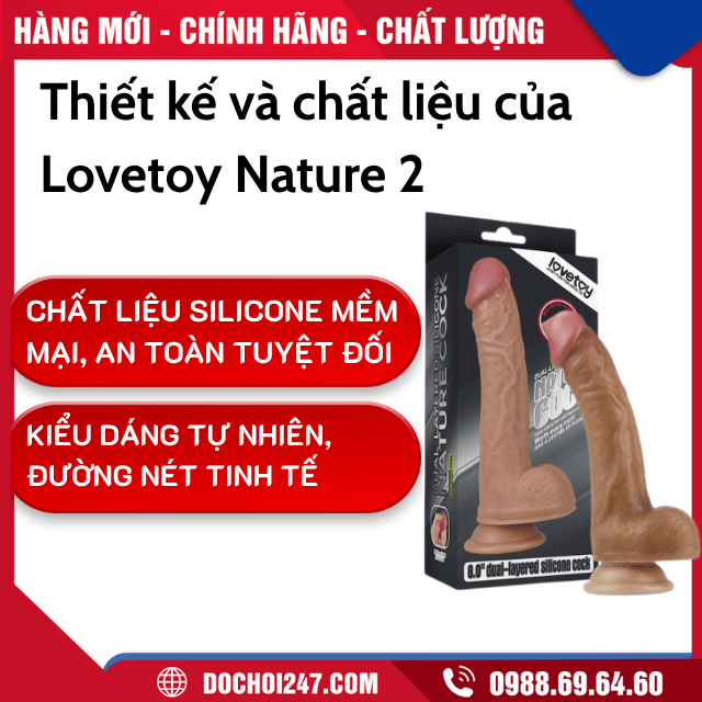 Thiết kế và chất liệu của Lovetoy Nature 2