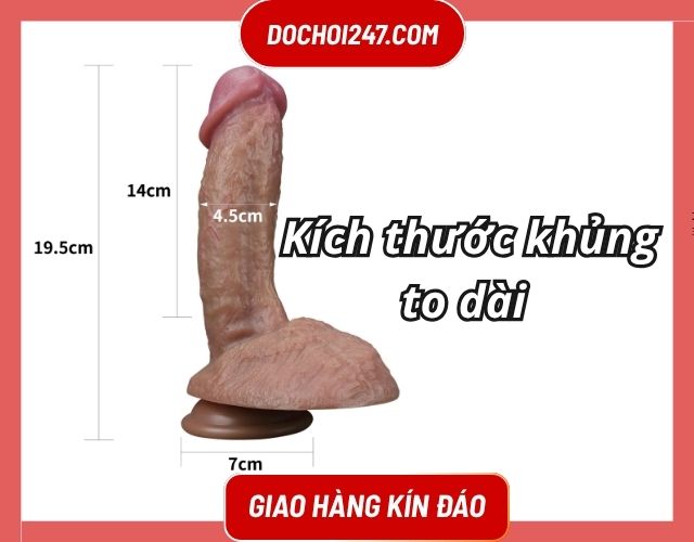 Dương vật giả Lovetoy 7.5 silicon