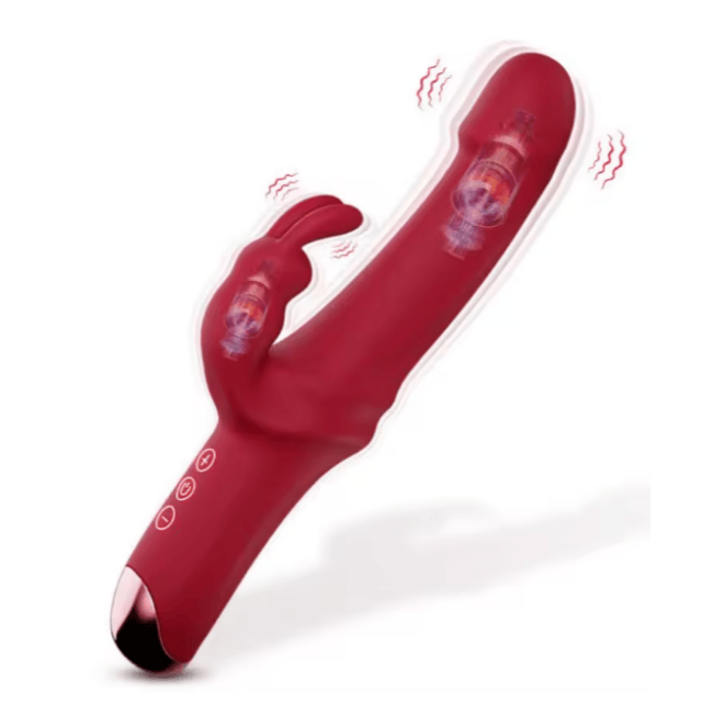 Dương vật giả (Rabbit Vibrator) 10 chế độ rung massage kích thích DV12419