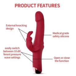 Dương vật giả (Rabbit Vibrator) 10 chế độ rung