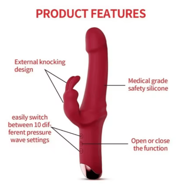 Dương vật giả (Rabbit Vibrator) 2 Dương vật giả (Rabbit Vibrator) 10 chế độ rung