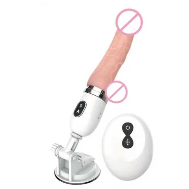 Dương vật giả gắn tường Dildos tự làm nóng, 7 chế độ rung DV12825