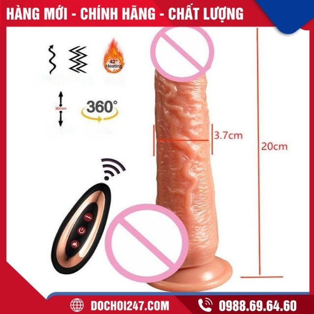 Dương vật giả gắn tường Remote Control Dildos