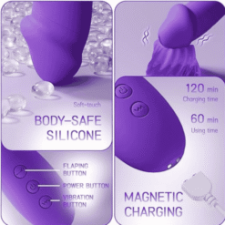 Dương vật giả rung bú đá lưỡi kích thích điểm G