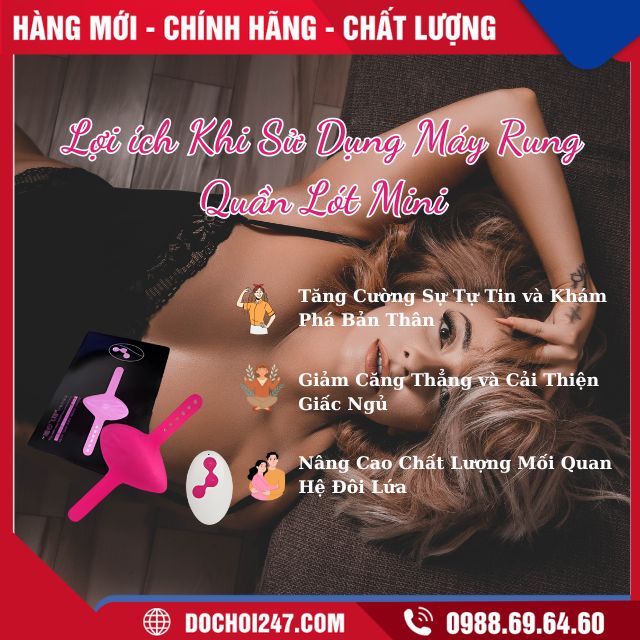 Lợi ích Khi Sử Dụng Máy Rung Quần Lót Mini