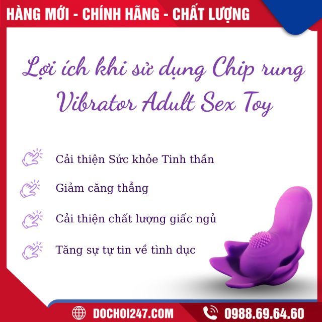 Lợi ích khi sử dụng Chip rung Vibrator Adult Sex Toy