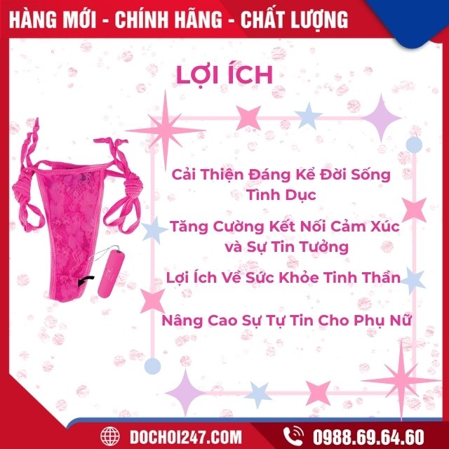 Lợi Ích Khi Dùng Quần Lót Rung Gợi Cảm