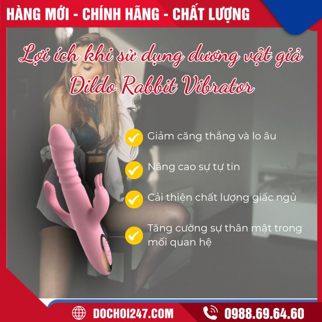 Lợi ích khi sử dụng dương vật giả Dildo Rabbit Vibrator