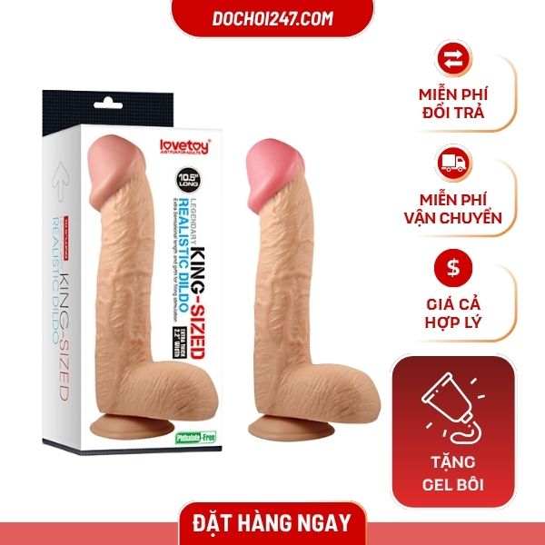 Dương vật giả gắn tường LoveToy- the King size DV11951