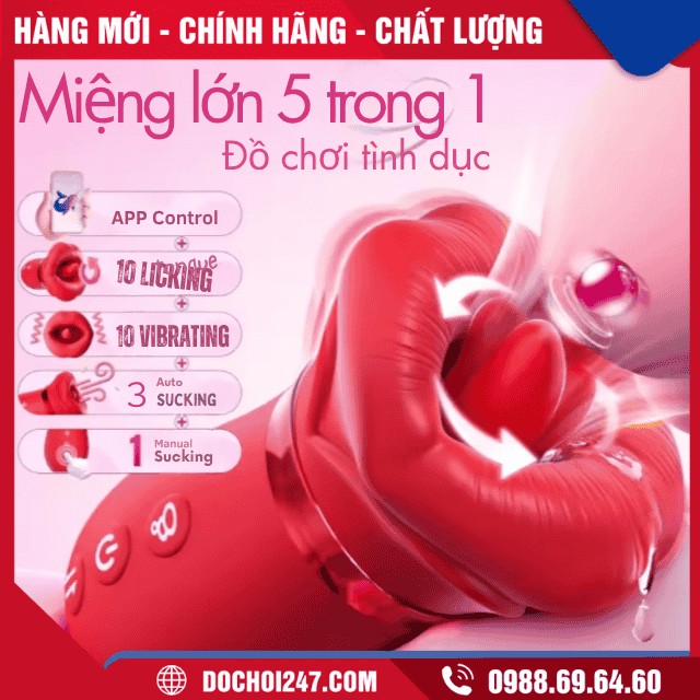 Lưỡi rung Tongue Rose Vibrator