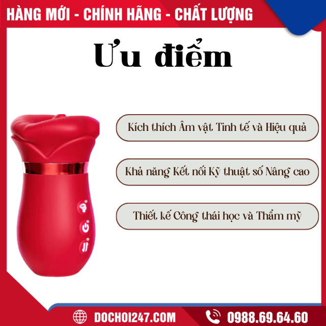 Lưỡi rung Tongue Rose Vibrator