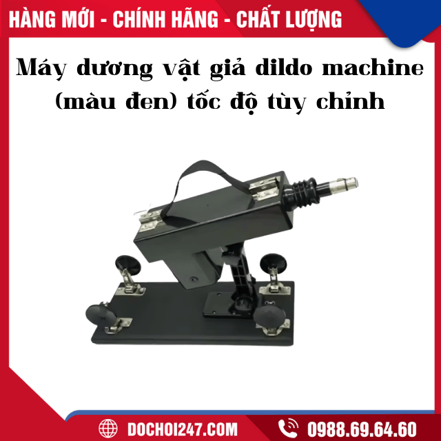 Máy dương vật giả dildo machine (màu đen)