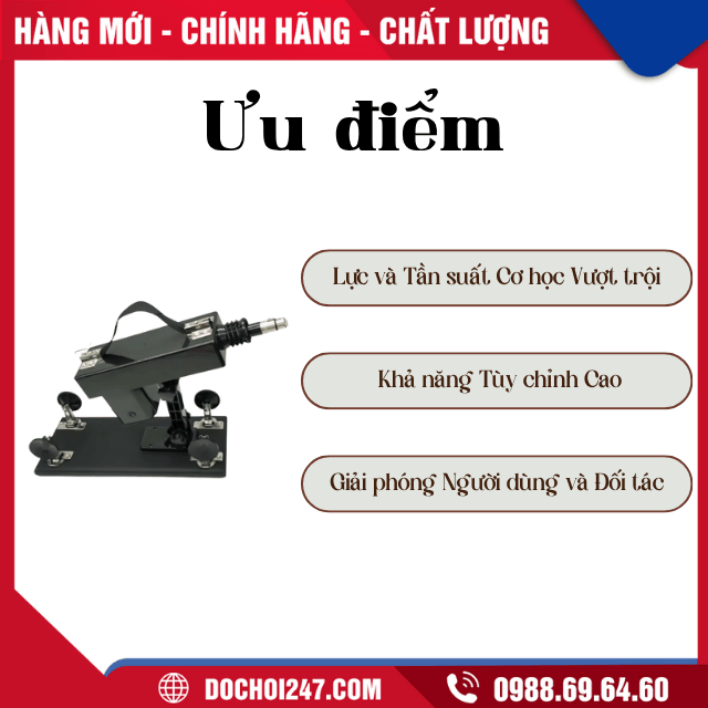 Máy dương vật giả dildo machine (màu đen)