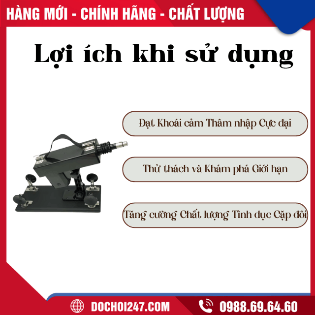 Máy dương vật giả dildo machine (màu đen)