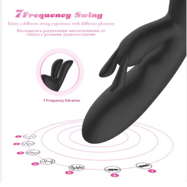 Máy rung điểm G hình thỏ (Rabbit Vibrator) 7 tần số 2 Máy rung điểm G hình thỏ (Rabbit Vibrator) 7 tần số