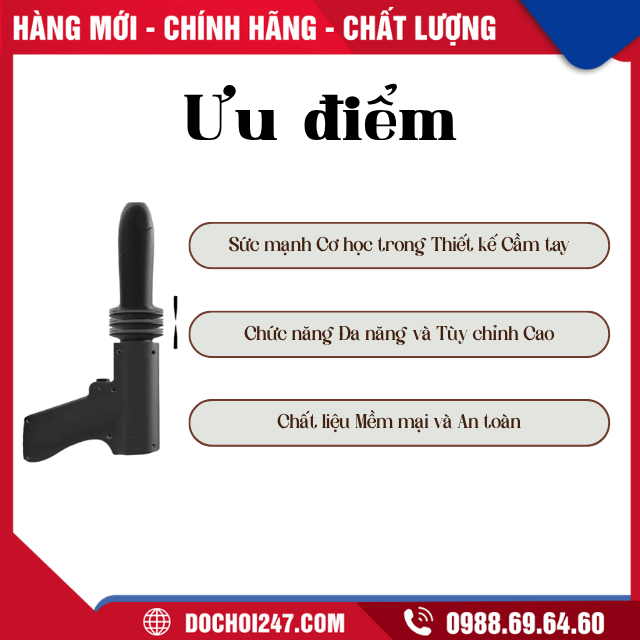 Máy rung dương vật Gun Vibrator Dildo