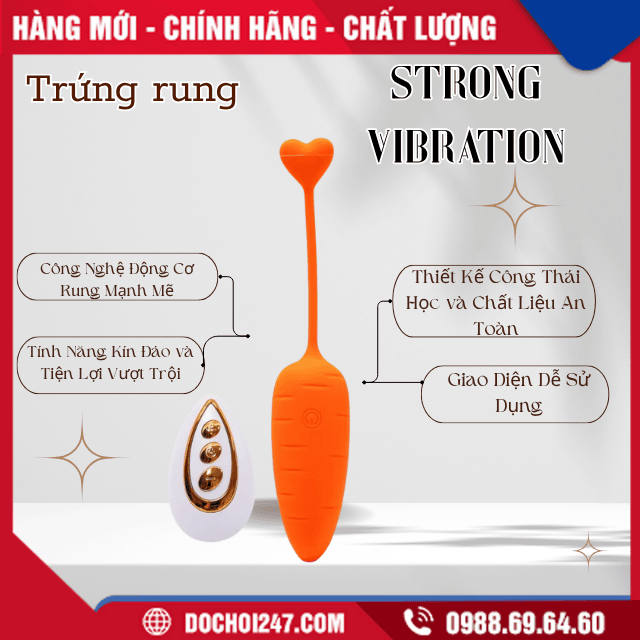Ưu Điểm Vượt Trội của Trứng Rung Strong Vibration