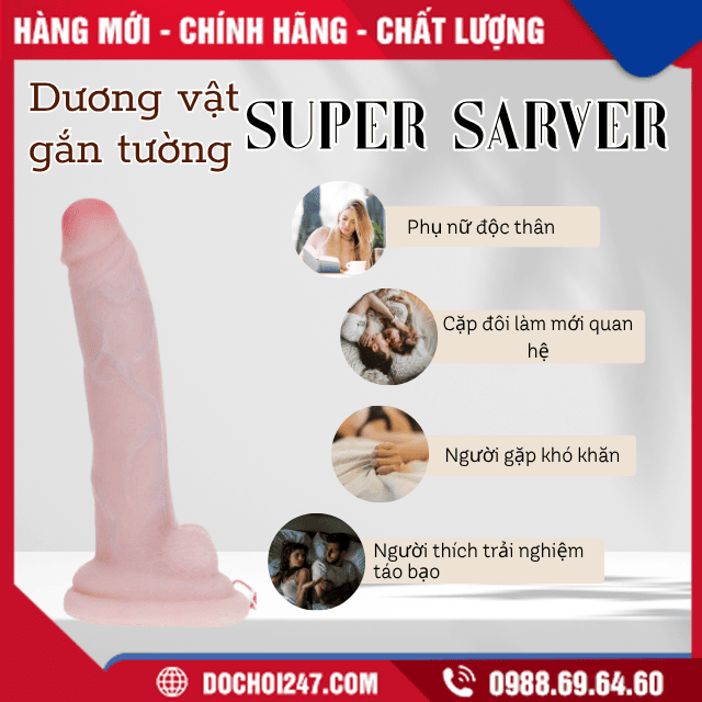 Đối tượng phù hợp với dương vật gắn tường Super Sarver
