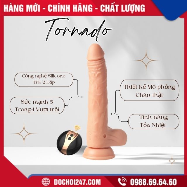 Ưu Điểm Nổi Bật Chỉ Có Ở Dương Vật Giả Tornado