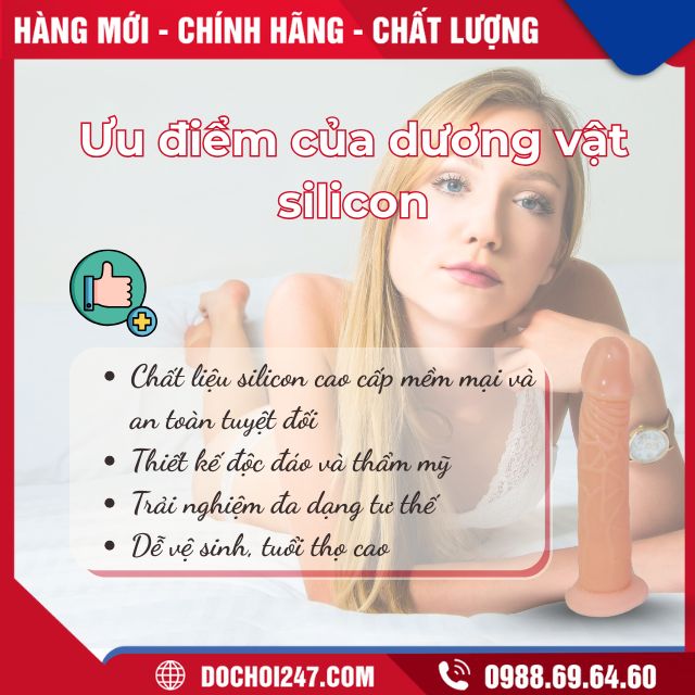 Ưu điểm của dương vật silicon