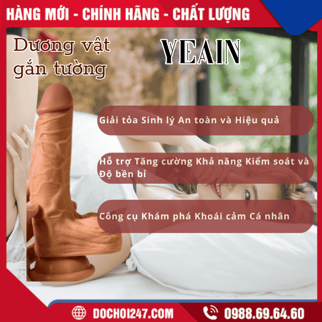 Công dụng tối ưu của Dương vật giả gắn tường Yeain