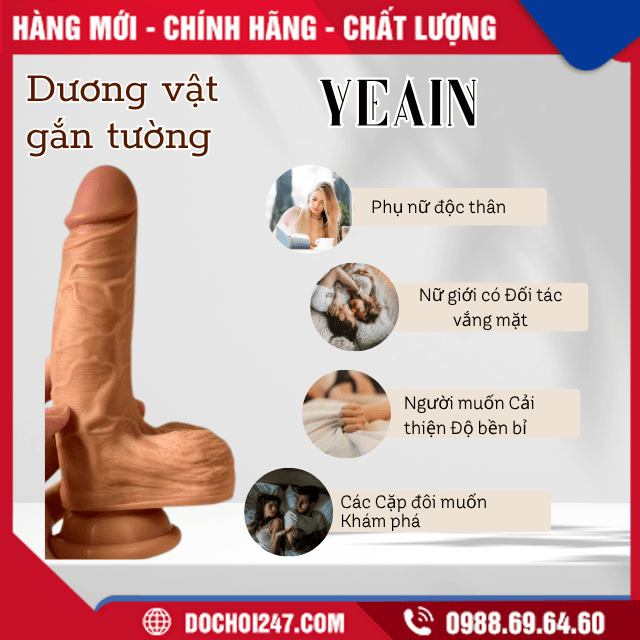 Đối tượng phù hợp với Dương vật giả gắn tường Yeain
