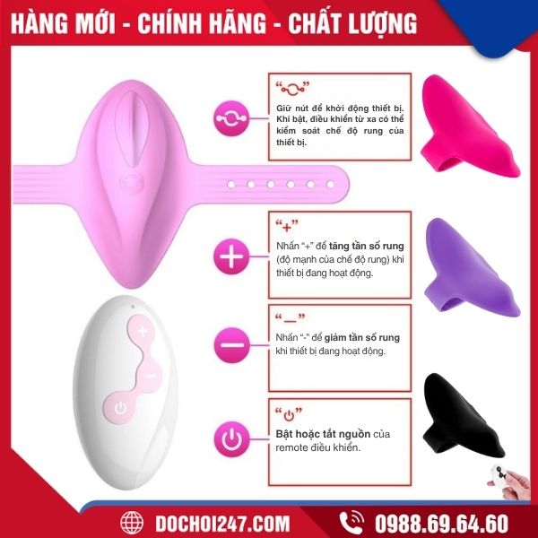 Cách sử dụng chip rung đeo quần lót không dây