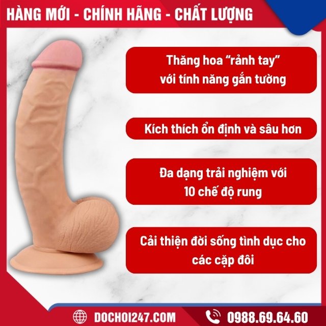 Công dụng của dương vật giả Lovetoy Ultra Soft Dude 7.5