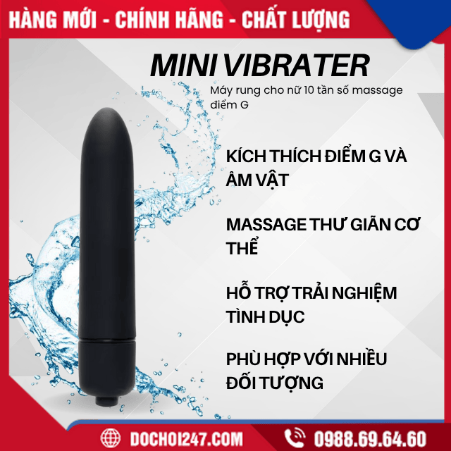 Công dụng của máy rung Mini Vibrater