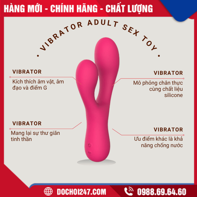 Công dụng máy rung Vibrator Adult Sex Toy