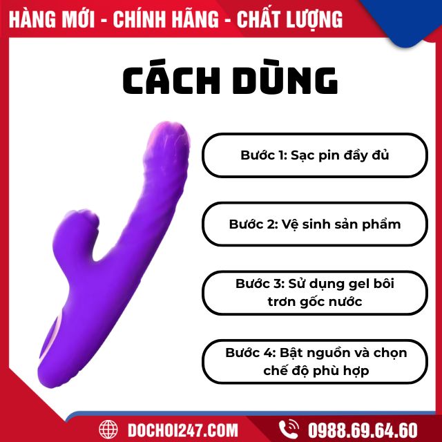 Dương vật giả Rabbit Vibrator