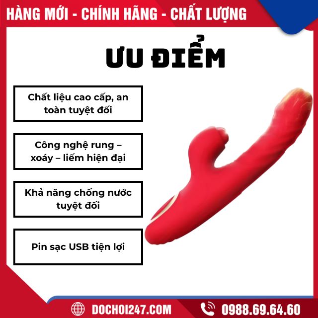 Dương vật giả Rabbit Vibrator